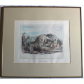 Thomas Baines Trader Mr Harris`s Cabin Near The White Kei Africana Musuem Reproduction Print Framed
