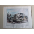 Thomas Baines Trader Mr Harris`s Cabin Near The White Kei Africana Museum Reproduction Print Framed