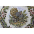 Vintage Decorative Wall Plate by Churchill - Wildlife Scenes Series `Meleagridiana` (Turkey)