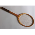 Vintage Slazenger College Model Wood Frame Tennis Racquet