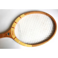 Vintage Slazenger College Model Wood Frame Tennis Racquet