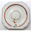 Set of 3 Art Deco Style Tea Plates