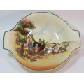 Vintage Royal Doulton Bowl of Old English Coaching Scenes D6393