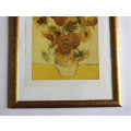 Vincent van Gogh Sunflowers Reproduction Print Framed
