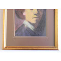 Framed Original Portrait of Rembrandt by Walter Buchhorn 1999