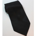 Formal Plain Black Classic Necktie
