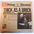 Jethro Tull Thick As a Brick Vinyl LP