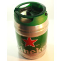 Heineken 5 Litre Aluminium Draught Beer Mini Keg Empty