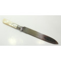 Vintage Mother Of Pearl Silver Plated Wedding Cake Knife W H H S EP