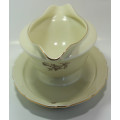 Vintage Gravy Boat with Fixed Underplate by C T Tielsch-Altwasser 1935 Germany