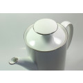 Tall Gloss White China Coffee Pot Medaillon Platinum Band by Thomas Germany