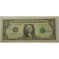 United States Of America 1 Dollar Bank Note 1988 VF