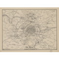 The Times Map Of Paris and Environs 1915 Digital Download
