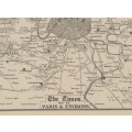 The Times Map Of Paris and Environs 1915 Digital Download