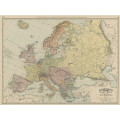 Rand McNally Map of Europe 1891 Digital Download