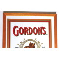Gordons London Dry Gin Bar Picture Glass Framed For The Bar Area