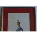 23rd Light Dragoons 1812 Military Uniform Framed Picture
