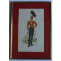 17th Lancers (Duke of Cambridge`s Own) 1838 Military Uniform Framed Picture