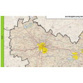 South Africa 52 x District Municipality Maps 16GB Flash Drive