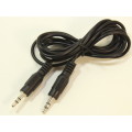 Male 3.5mm Audio Jack to Male 3.5mm Audio Jack Stereo 1.0m Cable