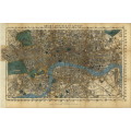 Smith`s New Map of London 1860 Digital Download