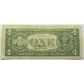 United States Of America 1 Dollar 1999 Bank Note Circulated VG
