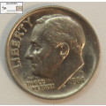 USA Ten Cents (One Dime) Coin 1984 `Roosevelt Dime` XF40 Circulated