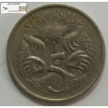 Australia 1973 5 Cent Coin VF20 Circulated