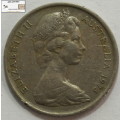 Australia 1973 5 Cent Coin VF20 Circulated