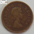 South Africa 1/4 Penny 1954 Coin Farthing Circulated