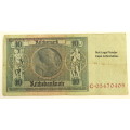 Germany 10 Reichsmark Bank Note 1929 F