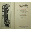 Automobile Engineering Volume 1 1926 American Technical Society Soft Board Cover Book