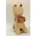 SylvaC # 2421 St Bernard Puppy with Brandy Barrel by Stephen Czarnota Figurine