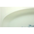 Milk Glass Large Deep Dish by Rigopal, Made In Argentina