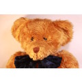 Beautiful Large Golden Brown Teddy Bear With Bowtie