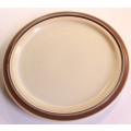 Vintage Haniwa Stone Japan `Meditation` Stoneware Dinner Plate