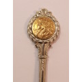 Vintage George V 1910-1935 Silver Jubilee Silver Plated Teaspoon `Presented by The Corporation Of Ea