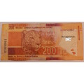 South Africa 200 Rand Gill Marcus FC Circulated Bank Note (Very Fine)