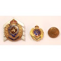 Vintage WW1 Royal Engineers Badges and Button