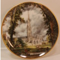 Salisbury Cathedral Miniature Decorative Display Plate by Coalport.