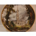 Salisbury Cathedral Miniature Decorative Display Plate by Coalport.