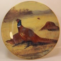 Pheasants Feeding, A Decorative Wall Plate by Coalport, Painted by Archibald Thorburn
