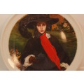 Lady In Black Decorative Wall Plate