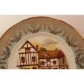 Vintage Liverpool Rd Pottery `Old Coach House - York` Porcelain Plate
