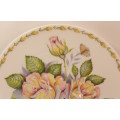 Vintage Crown Staffordshire Plaque First Edition `Peace Rose` JA Bailey Fine Bone China Plate.