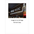 `White Wine In Stock Neon Sign` Original Digital Download Stock Photo