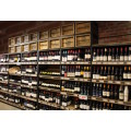 `Red Wines On Display Shelf` Original Digital Download Stock Photo