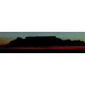 `Table Mountain Dusk Outline` Original Digital Download Stock Photo