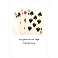 `Playing Cards: Trips, Three Of a Kind, Three Eights` Original Digital Download Stock Photo