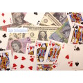 `Playing Cards and Currency- Gambling` Original Digital Download Stock Photo